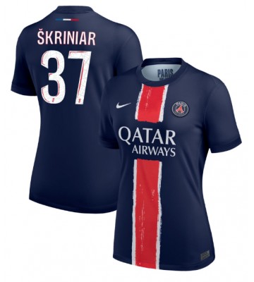 Paris Saint-Germain Milan Skriniar #37 Replika Hjemmebanetrøje Dame 2024-25 Kortærmet